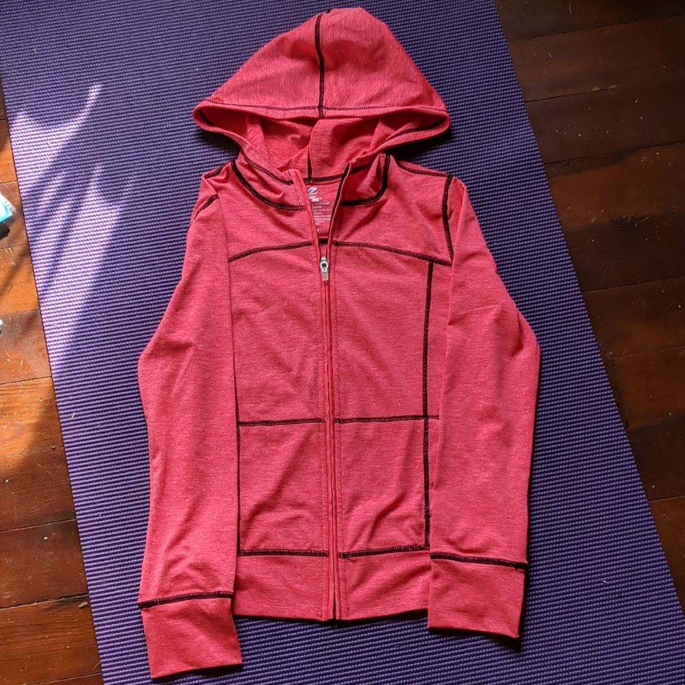 Girls 10-12 Coral Athletic Jacket